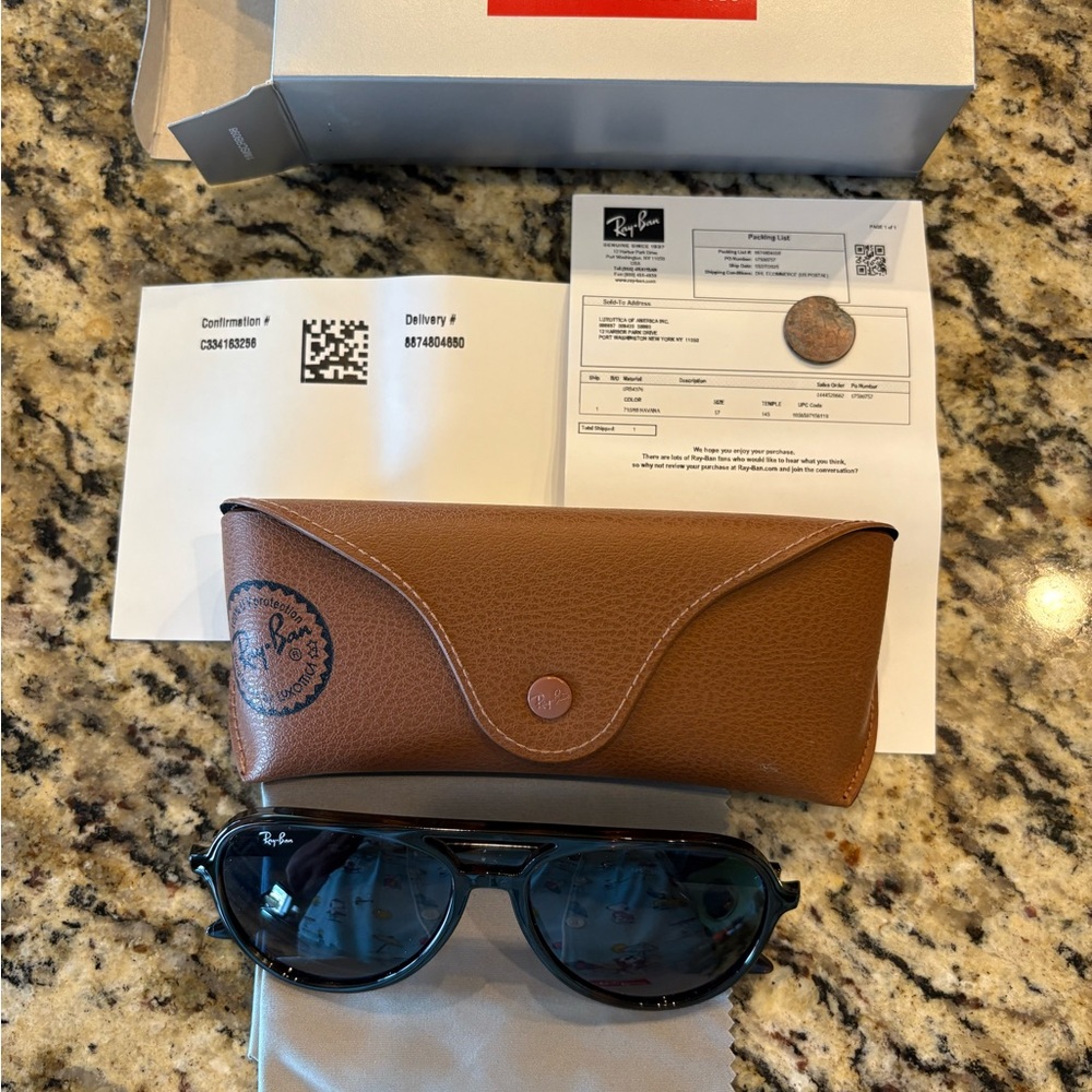 Ray-Ban Aviator Sunglasses Midnight Blue